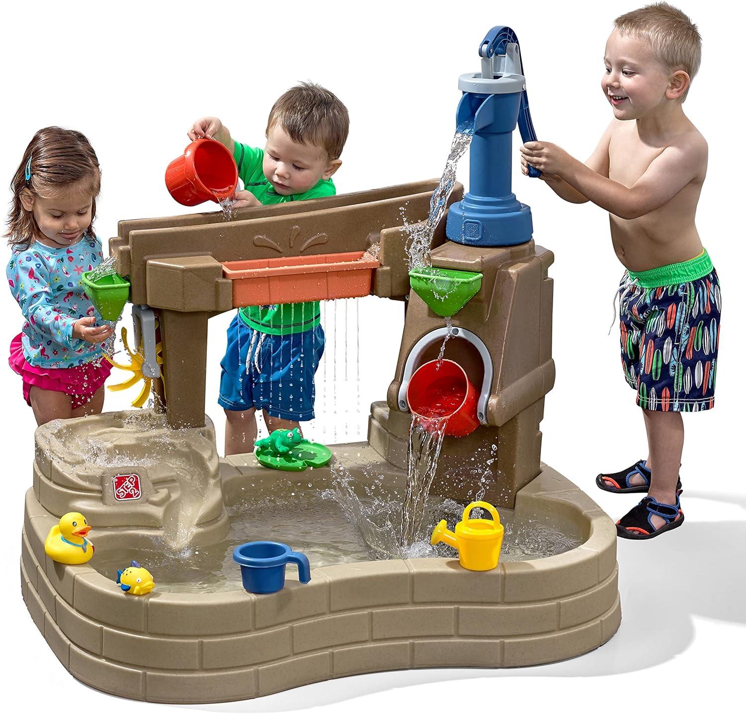 image:imageStep 2 Pump amp Splash Discovery Pond Water Table Kids Water Sensory Activity Pool Summer Outdoor Toys 10 Piece Toy Accessories For Toddlers 2 Years OldWater Toy