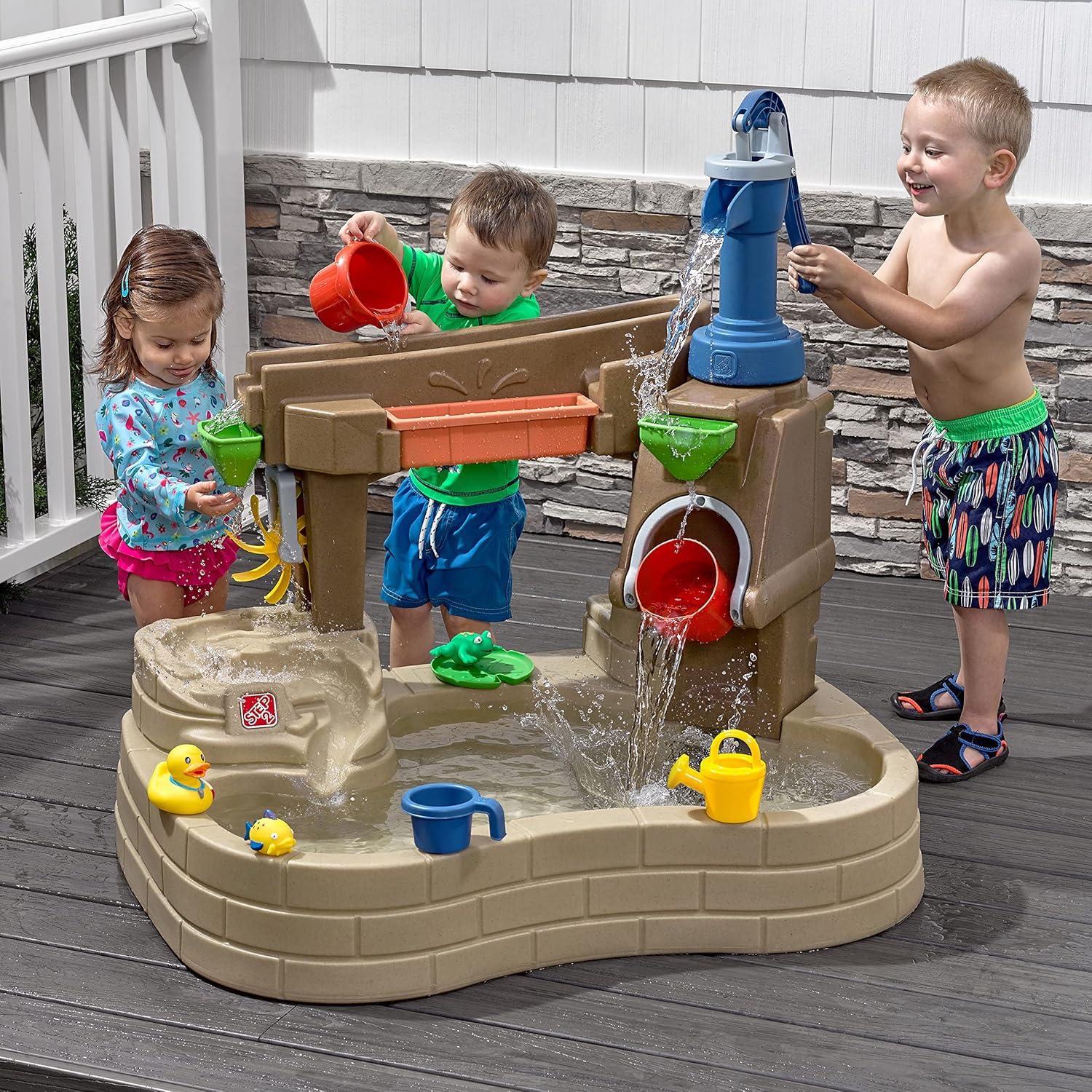 image:imageStep 2 Pump amp Splash Discovery Pond Water Table Kids Water Sensory Activity Pool Summer Outdoor Toys 10 Piece Toy Accessories For Toddlers 2 Years OldWater Toy
