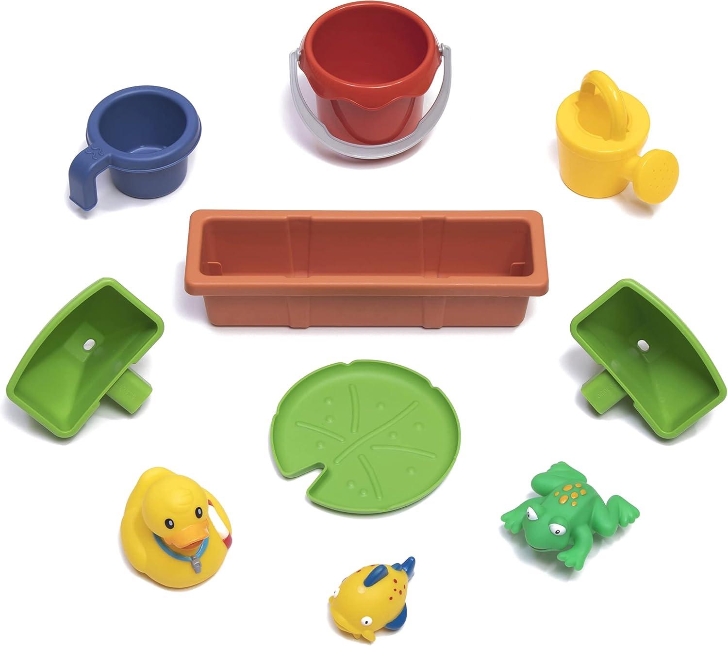 image:imageStep 2 Pump amp Splash Discovery Pond Water Table Kids Water Sensory Activity Pool Summer Outdoor Toys 10 Piece Toy Accessories For Toddlers 2 Years OldWater Toy