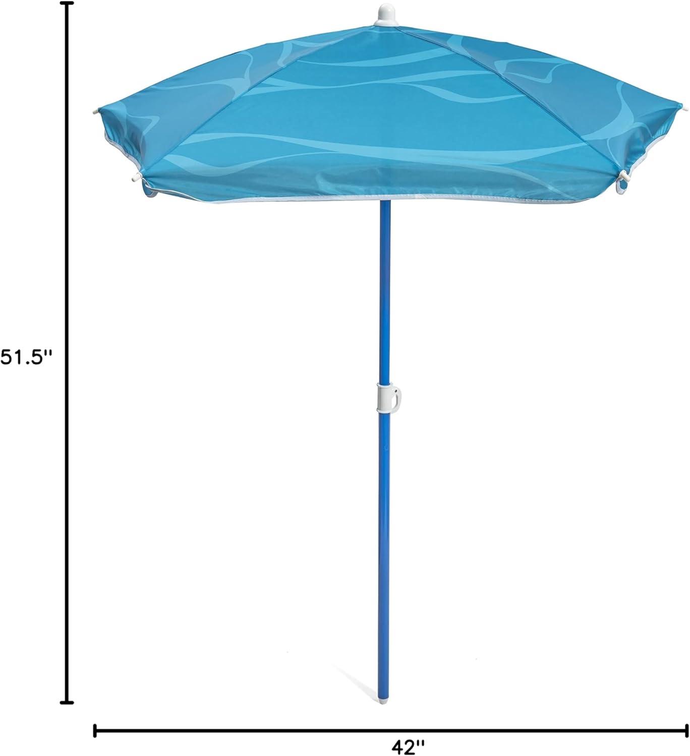 image:imageStep2 42Inch Wave Umbrella Kids Shade Umbrella For Any Outdoor ActivityBlue
