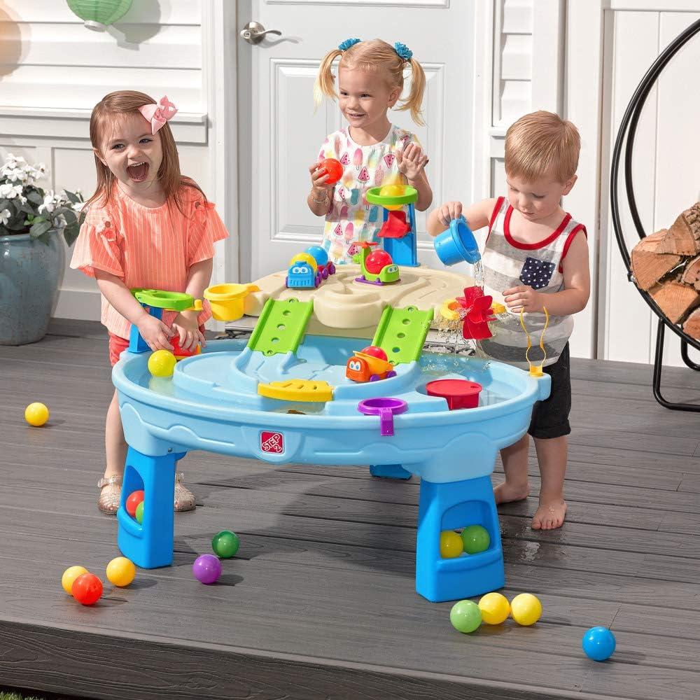 image:imageStep2 Ball Buddies Adventure Center Water Table for Kids Indoor and Outdoor Kids Water Sensory Table Pool Ages 15 Years Old 23 Piece Water Toy Accessories BlueTable