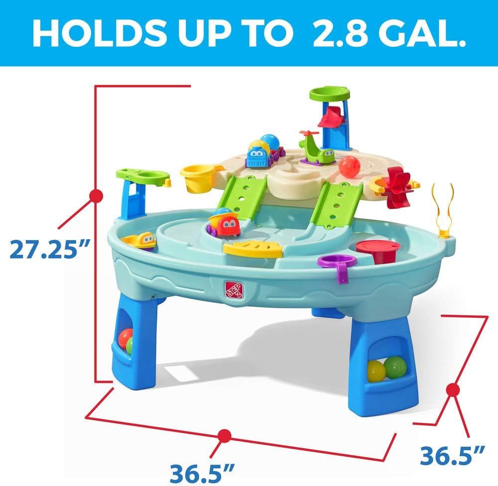 image:imageStep2 Ball Buddies Adventure Center Water Table for Kids Indoor and Outdoor Kids Water Sensory Table Pool Ages 15 Years Old 23 Piece Water Toy Accessories BlueTable