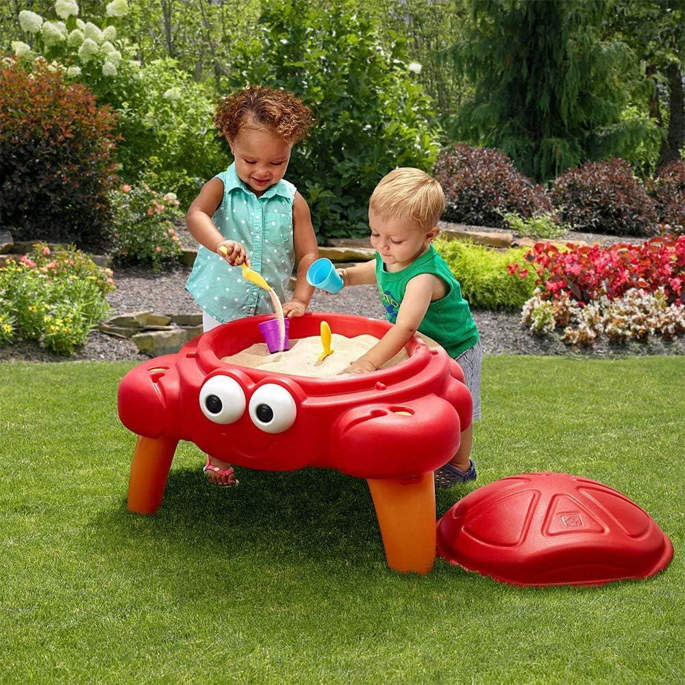 image:imageStep2 Crabbie Sand Table Kids Sand Activity Sensory Table 4 Piece Accessory Kit Toddler Summer Outdoor Toys Ages 15 6 Years Old