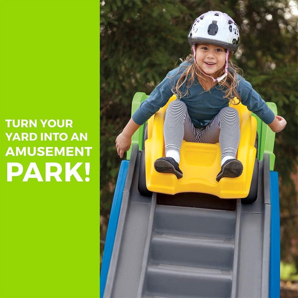 image:imageStep2 Extreme Coaster Kids Ride On Toy Push Car IndoorOutdoor Roller Coaster amp Playset Made of Durable Plastic Max Weight 80 lbs For Toddlers 3 Years OldCoaster