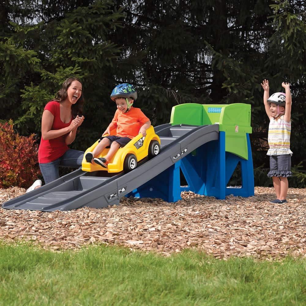 image:imageStep2 Extreme Coaster Kids Ride On Toy Push Car IndoorOutdoor Roller Coaster amp Playset Made of Durable Plastic Max Weight 80 lbs For Toddlers 3 Years OldCoaster