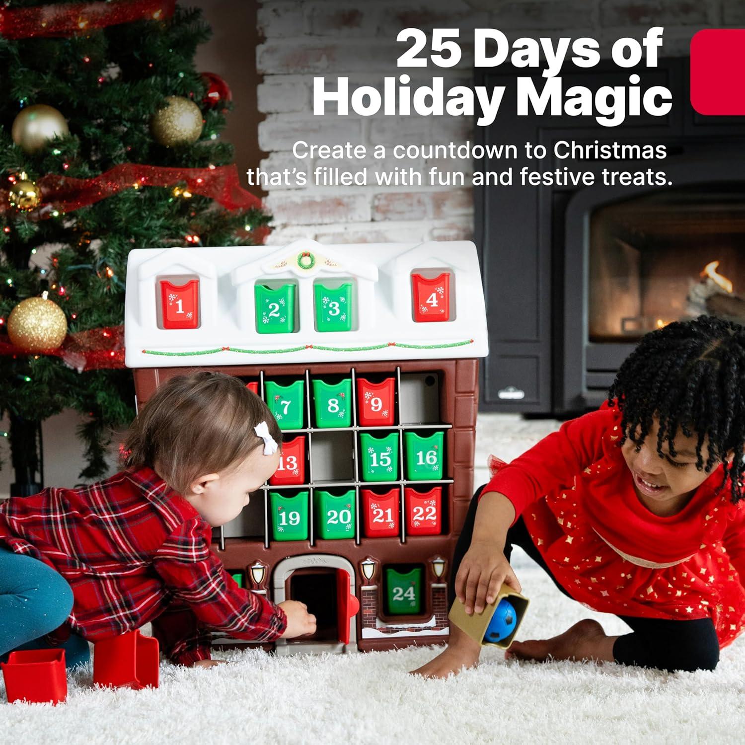 image:imageStep2 My First Advent Calendar Kids Interactive Christmas Toy Includes 25 Toy Refillable Bins Hide Surprises for Holiday Excitement Made of Durable Plastic for Toddlers 15 Years Old