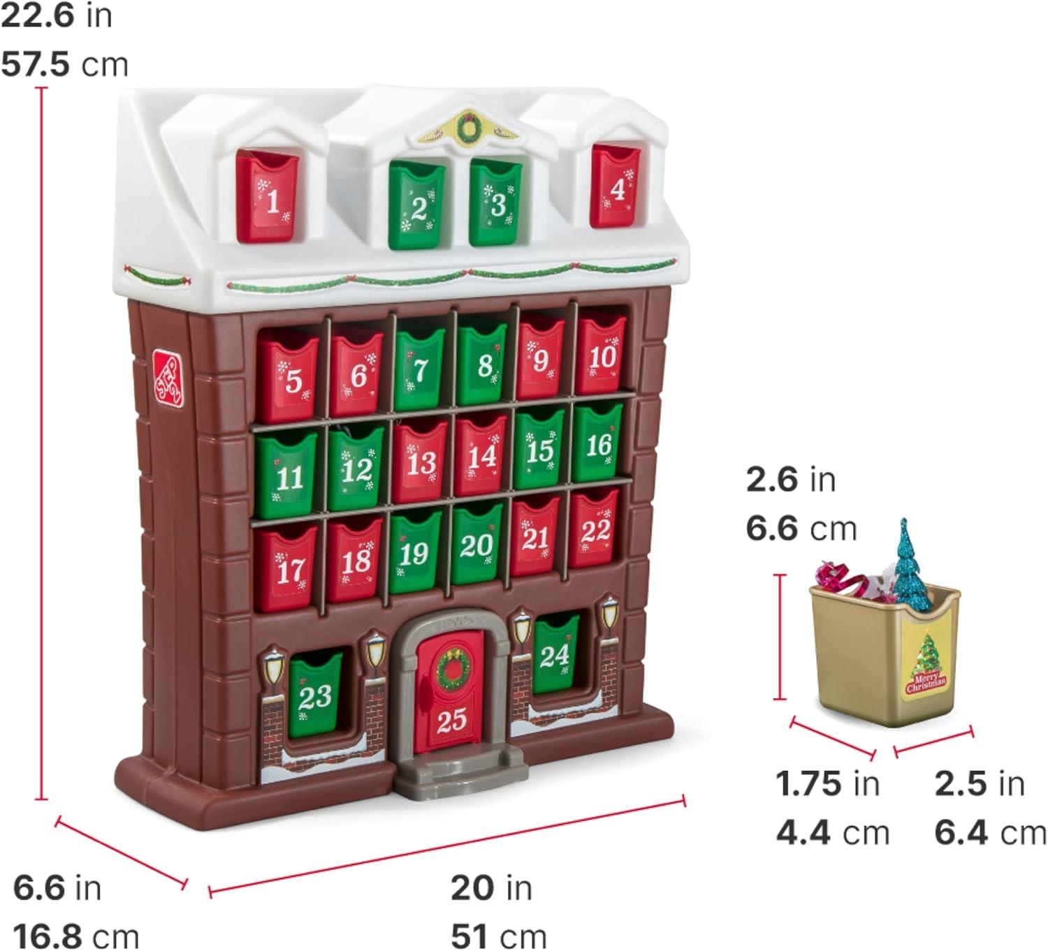 image:imageStep2 My First Advent Calendar Kids Interactive Christmas Toy Includes 25 Toy Refillable Bins Hide Surprises for Holiday Excitement Made of Durable Plastic for Toddlers 15 Years Old