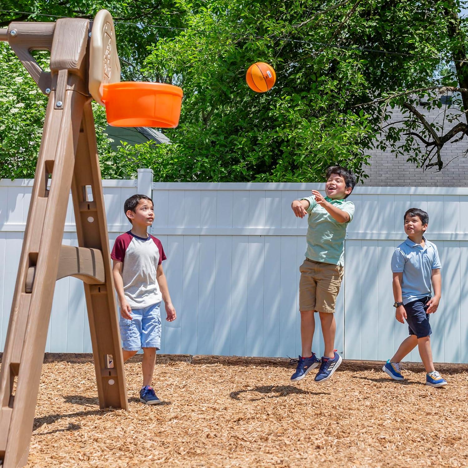 image:imageStep2 Naturally Playful Adventure Lodge Swing Set and Play CenterWith Glider Extension