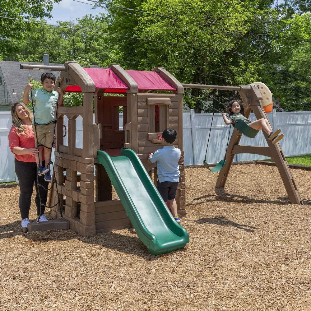 image:imageStep2 Naturally Playful Adventure Lodge Swing Set and Play CenterWithout Glider