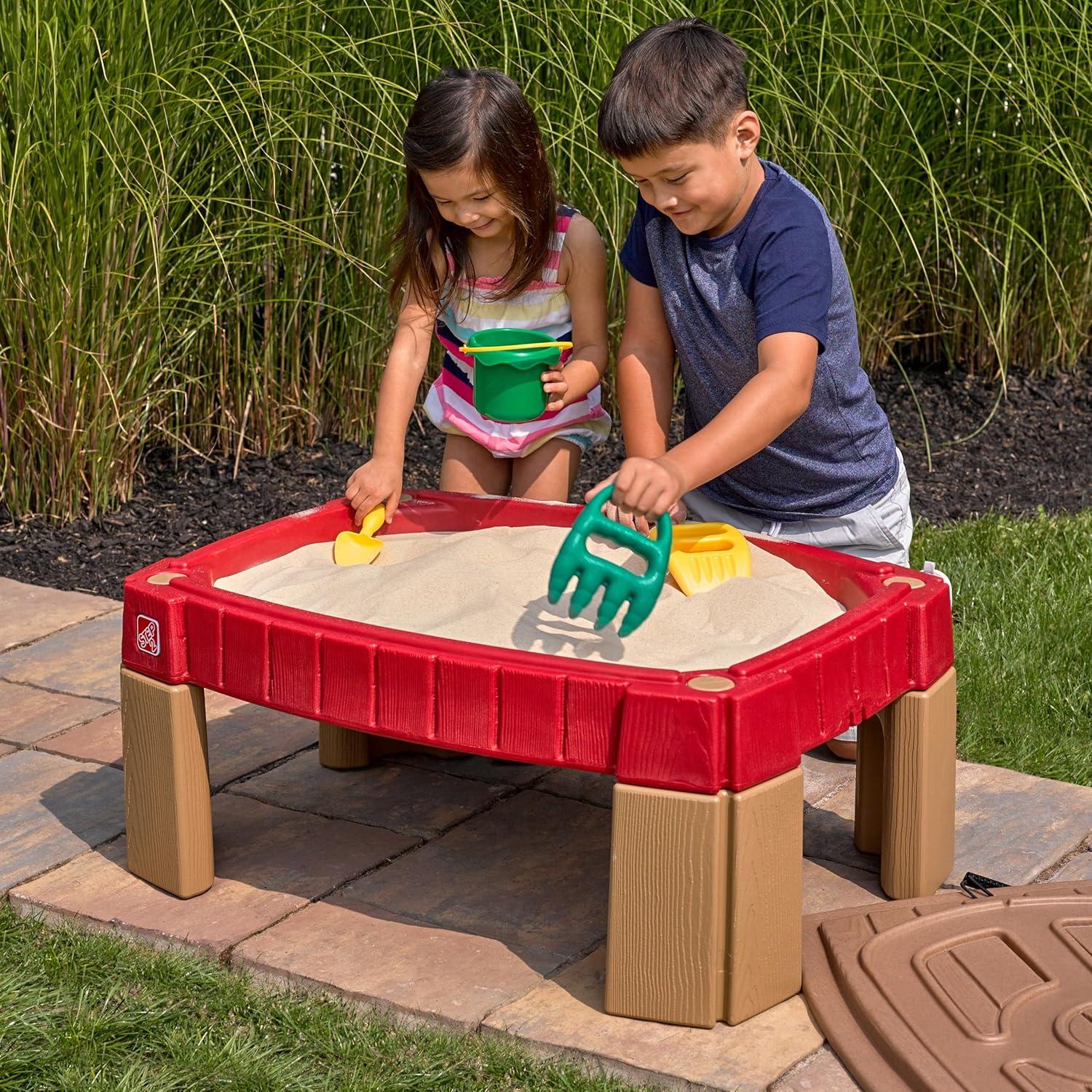 image:imageStep2 Naturally Playful Sand Table Kids Sand Activity Sensory Table 5 Piece Accessory Kit Toddler Summer Outdoor Toys 2 Years Old