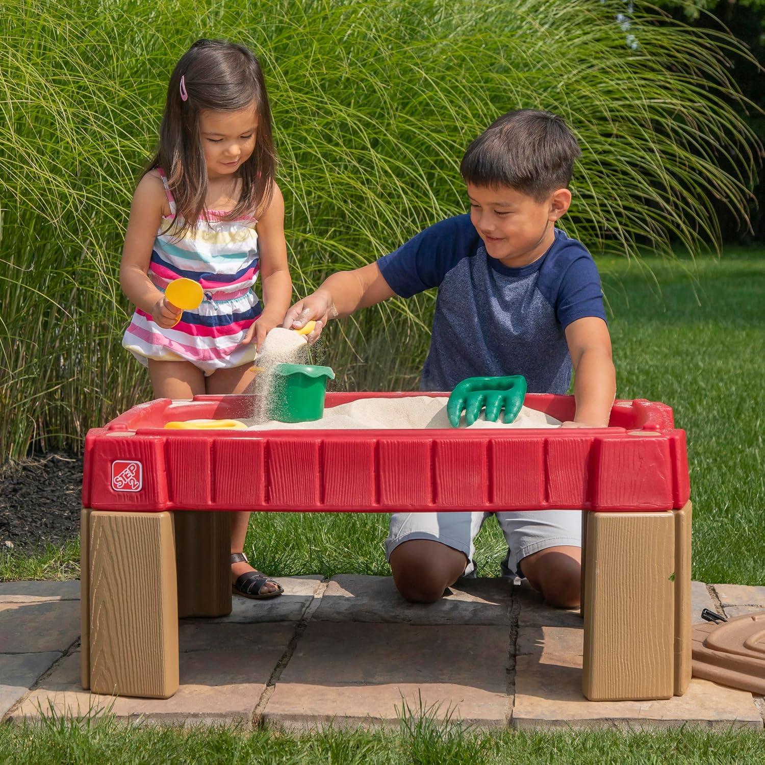 image:imageStep2 Naturally Playful Sand Table Kids Sand Activity Sensory Table 5 Piece Accessory Kit Toddler Summer Outdoor Toys 2 Years Old