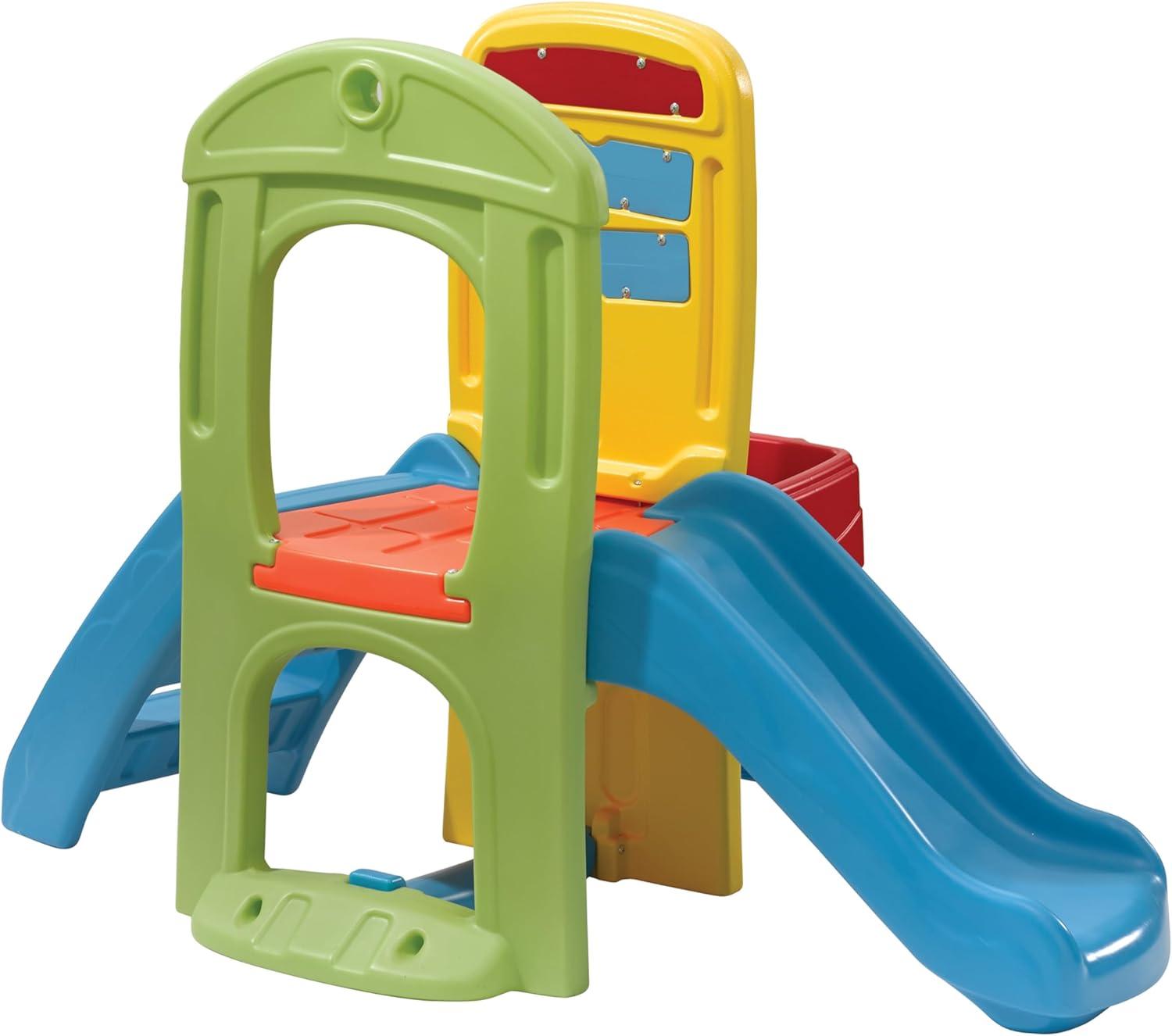 image:imageStep2 Play Ball Fun Climber Kids OutdoorIndoor Playset Backyard Playground Set Slide Ladder Ball Drop Maze Outside Jungle Gym For Toddlers 15 Years OldBall Fun Climber