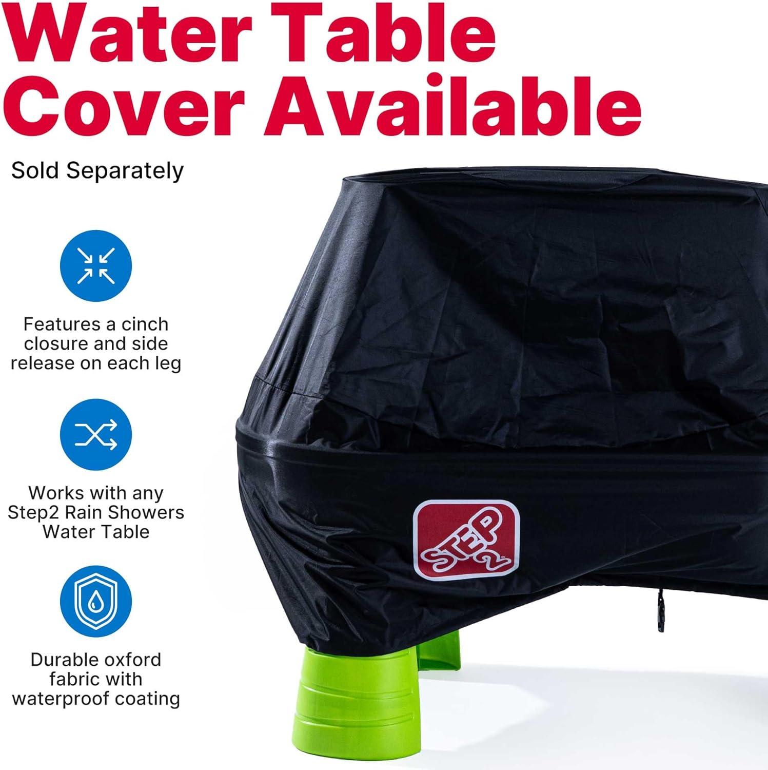 image:imageStep2 Rain Showers and Unicorns Water Table Kids Water and Sand Activity Sensory Playset Summer Outdoor Toys 13 Piece Water Toy Accessories for Toddlers 15 Years Old Blue amp PurpleTropical Rainforest