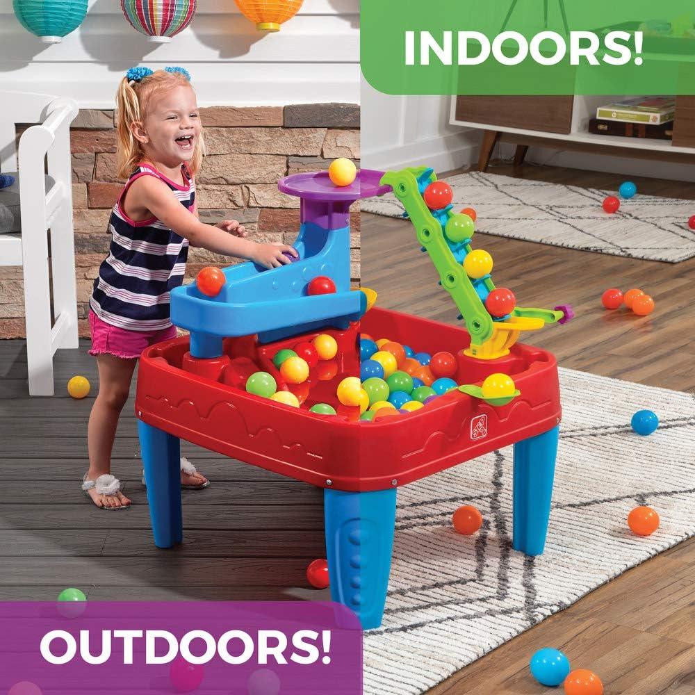 image:imageStep2 Stem Discovery Ball Table Kids Water Table Activity Sensory Playset Summer Outdoor Toys 13 Piece Water Toy Accessories For Toddlers 2 Years Old