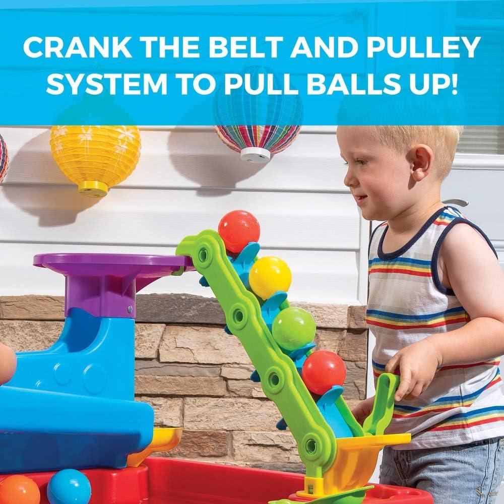 image:imageStep2 Stem Discovery Ball Table Kids Water Table Activity Sensory Playset Summer Outdoor Toys 13 Piece Water Toy Accessories For Toddlers 2 Years Old