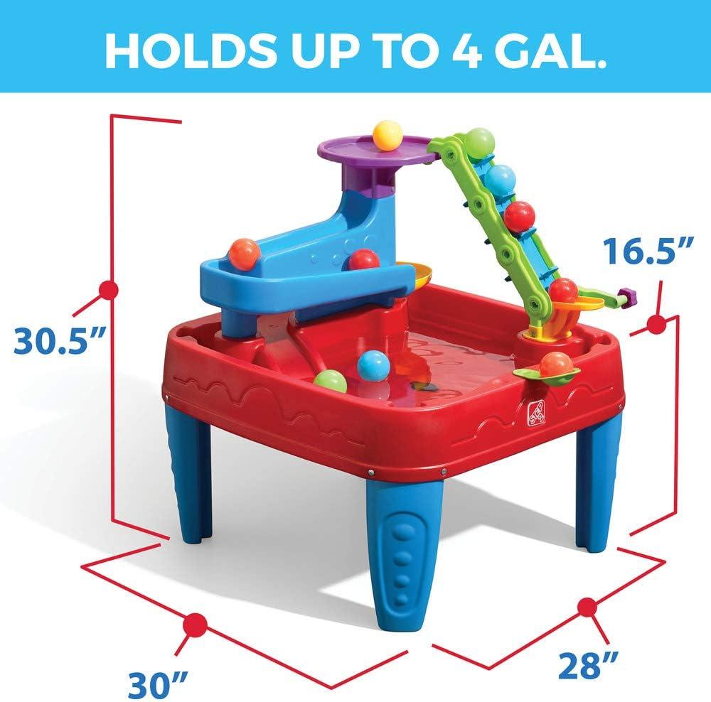 image:imageStep2 Stem Discovery Ball Table Kids Water Table Activity Sensory Playset Summer Outdoor Toys 13 Piece Water Toy Accessories For Toddlers 2 Years Old