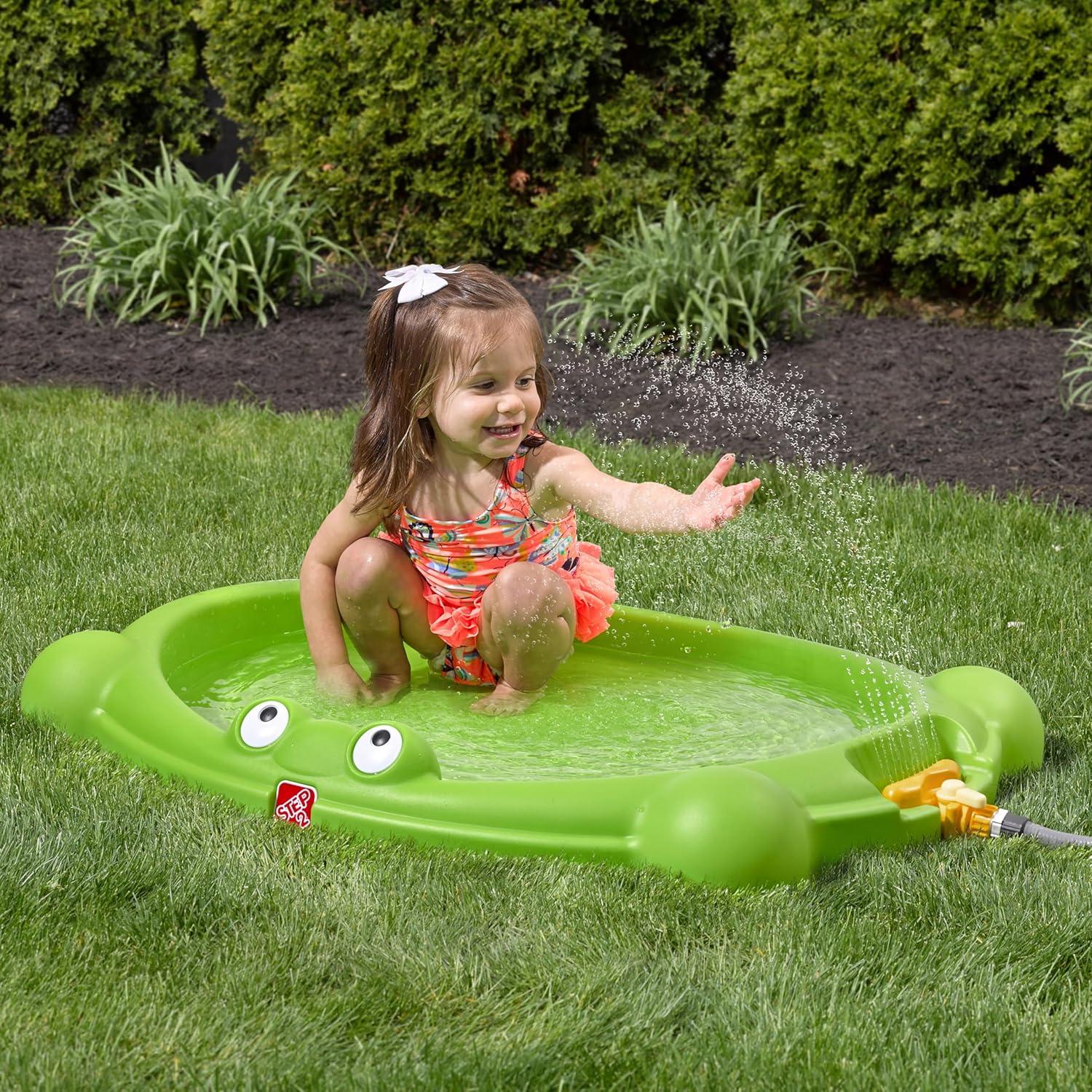 image:imageStep2 Water Bug Splash Pad Kids Water Table amp Sand Activity Sensory Playset Sprinkler amp Pool Summer Outdoor Toys for Toddlers 15 Years Old