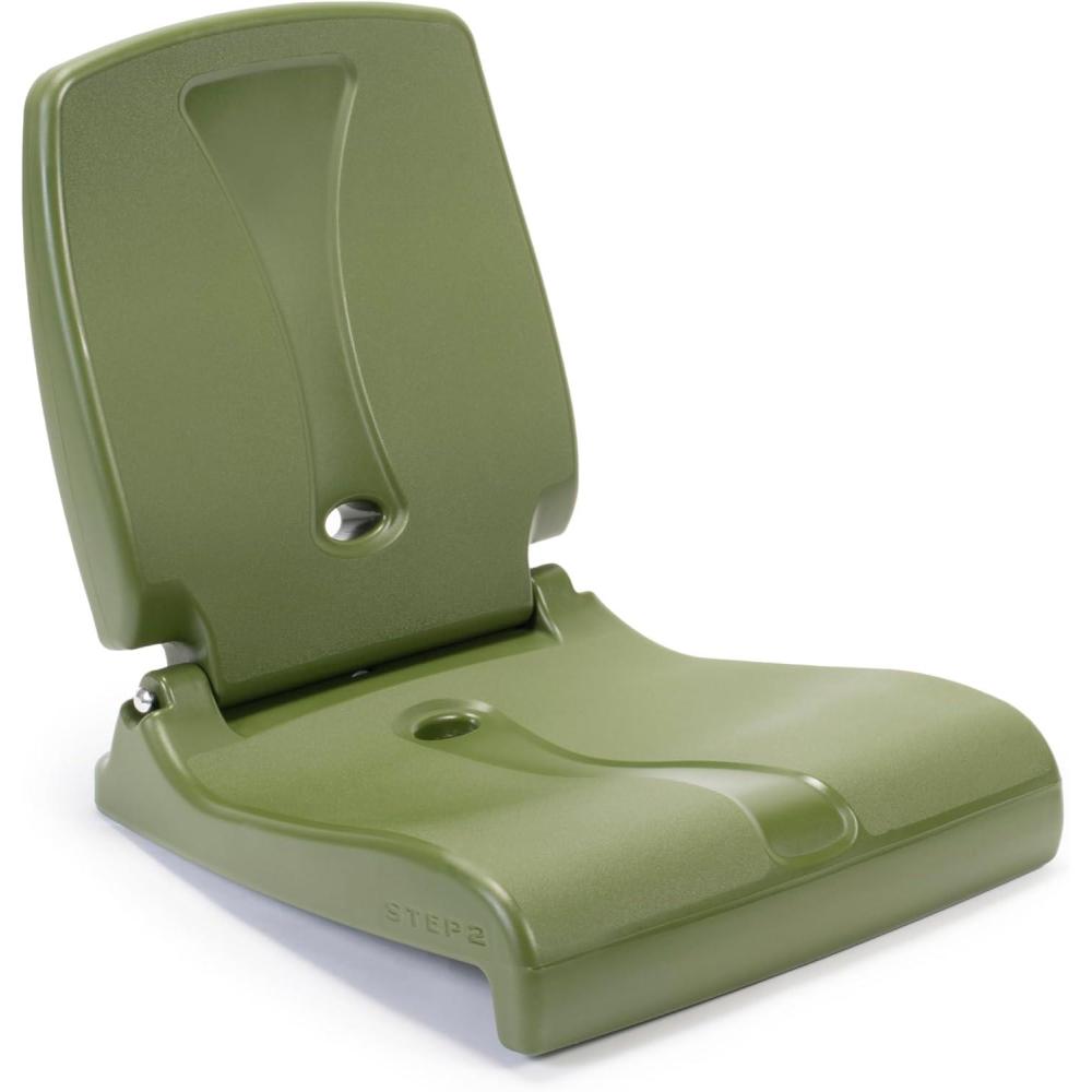 image:imageStep2 Folding Flip Seat Lightweight Portable Outdoor Chair for Poolside Camping Beach Boats Tailgates Durable Ground Chair with Back Support for Adults Bright PinkOlive