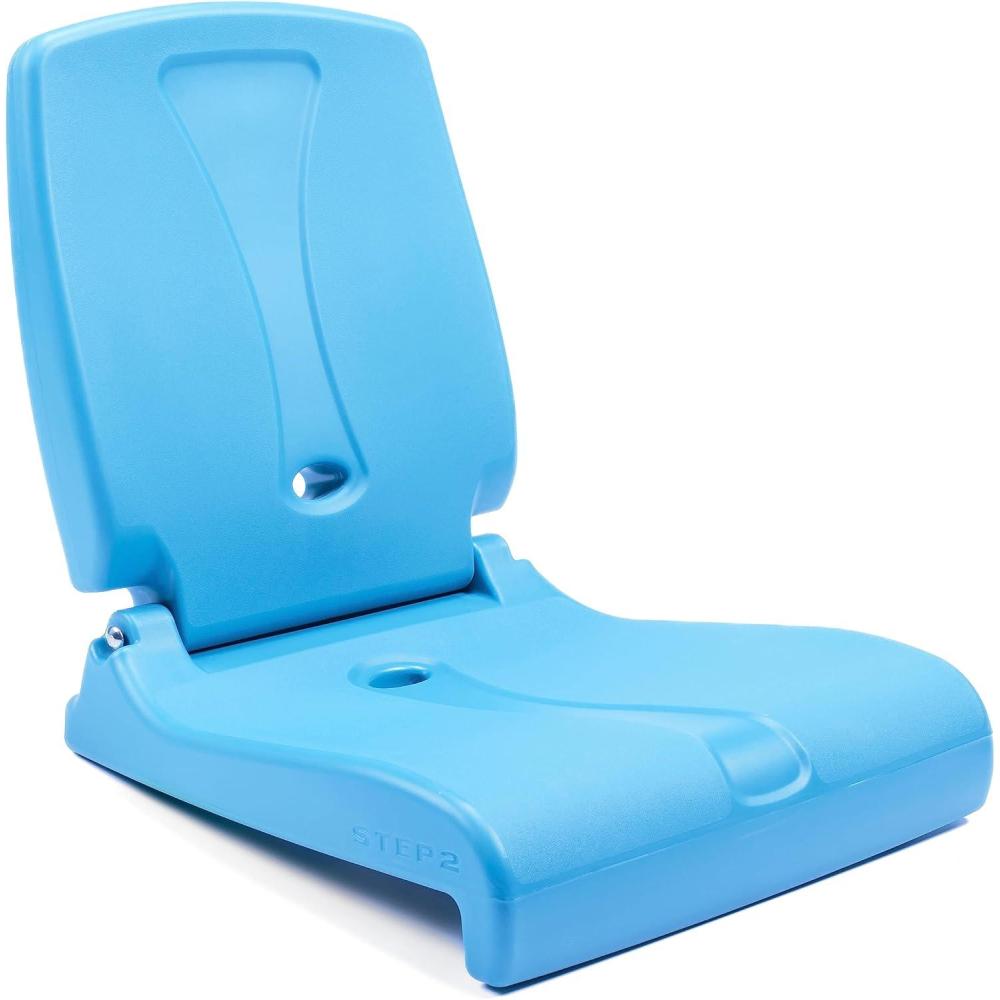 image:imageStep2 Folding Flip Seat Lightweight Portable Outdoor Chair for Poolside Camping Beach Boats Tailgates Durable Ground Chair with Back Support for Adults Bright PinkCapri