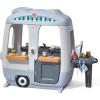 image:imageStep2 Adventure Camper Kids Playhouse IndoorOutdoor Playset with Kitchenette Interactive Doorbell Sounds 52Piece Toy Accessories Durable Plastic For Toddlers 2 YearsPlayhouse