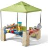 image:imageStep2 All Around Playtime Patio with Canopy Playset  Shaded Outdoor Playhouse for Kids with Realistic Interactive Features Room for Multiple Toddlers to Play  Dimensions 60 H x 475 W x 475 DGreen