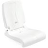 image:imageStep2 Folding Flip Seat Lightweight Portable Outdoor Chair for Poolside Camping Beach Boats Tailgates Durable Ground Chair with Back Support for Adults Bright PinkWhite
