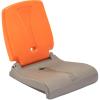 image:imageStep2 Folding Flip Seat Lightweight Portable Outdoor Chair for Poolside Camping Beach Boats Tailgates Durable Ground Chair with Back Support for Adults Bright PinkBrown  Orange