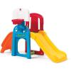 image:imageStep2 Game Time Sports Climber Kids IndoorOutdoor Playset Backyard Playground Set Slide Climbing Wall Basketball Hoop Outside Jungle Gym For Toddlers 26 Years OldClimber and Slide