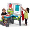 image:imageStep2 Great Creations Art Center Kids Activity Table Arts amp Crafts Desk Made of Durable Plastic Includes Bench For Toddlers 3 Years Old