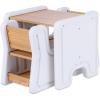 image:imageStep2 Harmony Kids Table amp Chair Set Playroom Activity Table for Arts amp Crafts Made of Durable Plastic for Toddlers 2 Years Old Architectural WhiteWhite