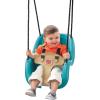 image:imageStep2 Infant to Toddler Swing Baby Outdoor Swing Backyard Bucket Style Swing Seat Secure Harness Outside WeatherResistant Rope Attach to Playset For Toddlers 9 Months 3 Years Old