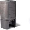 image:imageStep2 Lakewood Rain Barrel with Stand Outdoor Water Conservation Container Holds 60 Gallons Brown