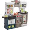 image:imageStep2 Modern Metro Kitchen Set for Kids  Includes 30 Toy Kitchen Accessories Interactive Features for Pretend Play  IndoorOutdoor Toddler Playset  Dimensions 4475 H x 465 W x 135 D