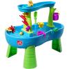 image:imageStep2 Rain Showers Splash Pond Water Table Kids Water and Sand Activity Sensory Playset Summer Outdoor Toys 13 Piece Water Toy Accessories For Toddlers 15 Years Old Blue amp Green