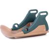 image:imageStep2 Snow Runner Kids Ride On Toy amp Outdoor Snow Sled amp Toboggan Fits 2 Riders Made of Durable Plastic Max Weight 120 lbs for Toddlers 36 Years Old Tan amp Green