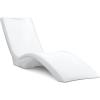 image:imageStep2 Vero Pool Lounger FadeResistant Waterproof Patio Furniture Pool Lounge Chair for Sun Shelf Use in Pools with Shelves Up to 9Inches Deep or Outside Pool Deck Nonweighted White