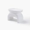 image:imageStep2 Vero Side Table with Serving Tray OutdoorIndoor Waterproof Patio Furniture Use in Pools Up to 9 Water or Poolside Ledge Made of Durable Plastic Integrated Weight System White