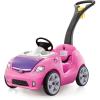 image:imageStep2 Whisper Ride II Kids Push Car RideOn Car with Seat Belt and Horn Toddlers and Preschoolers Ages 18 Months4 Years Max Weight 50 lbs Quick Fold Handle Stroller Alternative BluePink