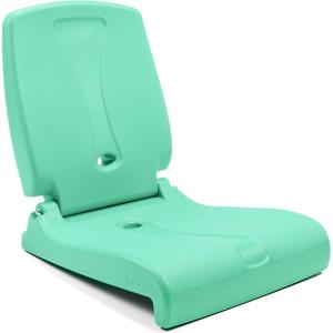 Step2 Folding Flip Seat, Lightweight Portable Outdoor Chair for Poolside, Camping, Beach, Boats, Tailgates, Durable Ground Chair with Back Support for Adults, Bright Pink(Mint)