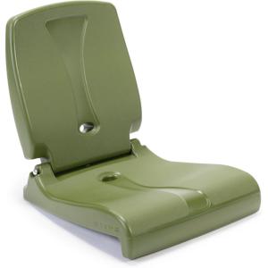 Step2 Folding Flip Seat, Lightweight Portable Outdoor Chair for Poolside, Camping, Beach, Boats, Tailgates, Durable Ground Chair with Back Support for Adults, Bright Pink(Olive)