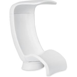 Step2 Mondello Chair with Shade, Outdoor/Indoor Waterproof Patio Furniture, Pool Lounger, Use in Pools Up to 9-Inches of Water or Poolside Ledge, Durable & Weighted, White