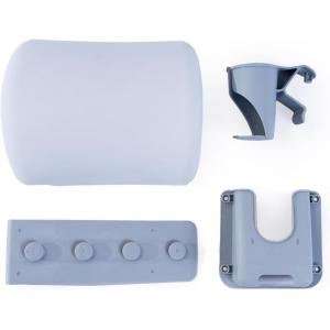 Step2 Mondello Pool Accessories 3-Piece Set, Lounger Pillow, Cup Holder, and Phone Holder, Compatible with Mondello Lounger and Chair, Gray(Grey)