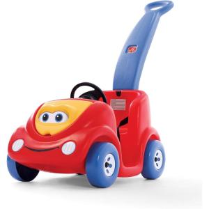 Step2 Push Around Buggy Kids Push Car, Ride On Car with Seat Belt and Horn, Toddlers Ages 18 Months – 3 Years Old, Max Weight 50 lbs., Easy Storage, Ideal Stroller Substitute, Red(Red)