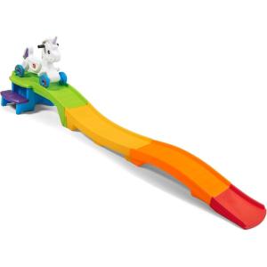 Step2 Unicorn Up & Down Roller Coaster Kids Ride On Toy, Push Car, Indoor/Outdoor Playset, Made of Durable Plastic, Max Weight 50 lbs., For Toddlers 2-5 Years Old, Multicolor(Unicorn)
