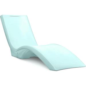 Step2 Vero Pool Lounger, Fade-Resistant, Waterproof Patio Furniture, Pool Lounge Chair for Sun Shelf, Use in Pools with Shelves Up to 9-Inches Deep or Outside Pool Deck, Weighted, White(Julep)
