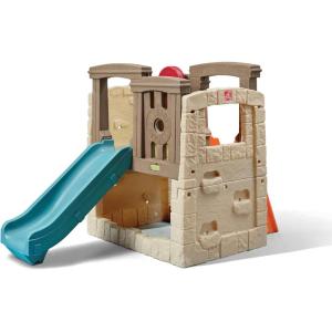 Step2 Woodland Climber II Kids Playset, Ages 2 –6 Years Old, Toddler Slide and Climbing Wall, Outdoor Playground for Backyard, Sturdy Plastic Frame, Easy Set Up(Playset)