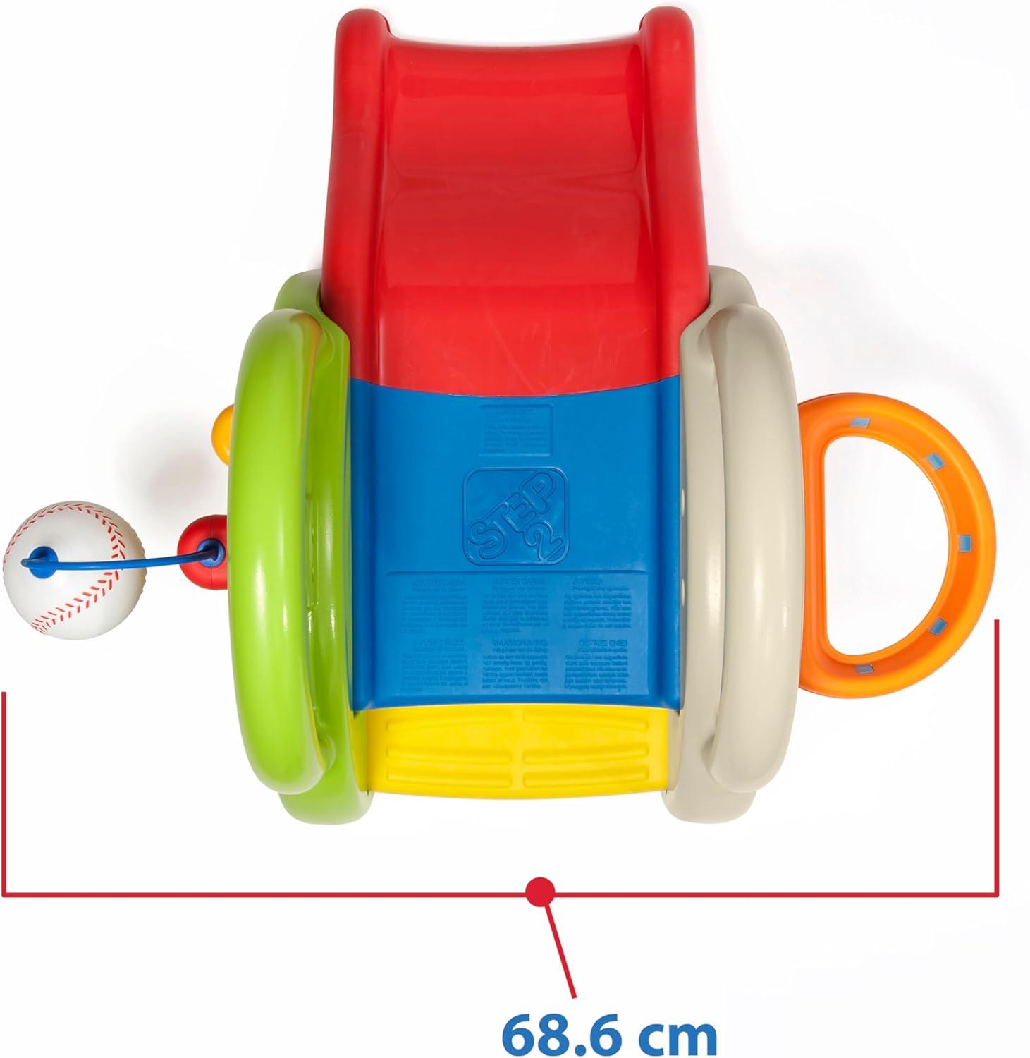 image:imageStep2 SportsTastic Activity Center Toddler Sports Playset IndoorOutdoor Slide Play Gym Includes Bat amp Balls Made of Durable Plastic For Toddlers 1 Years Old