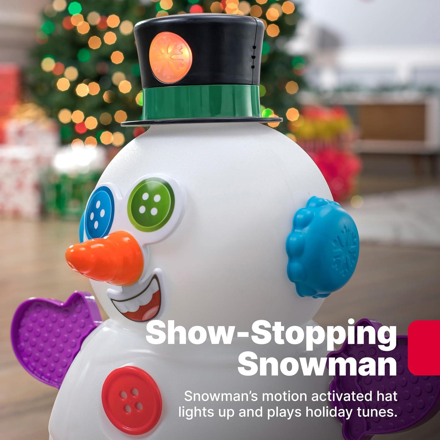 image:imageStep2 My First Snowman Kids Holiday Decorative Christmas Toy 15Piece Accessory Kit Lights and Sounds Toddlers 18Months