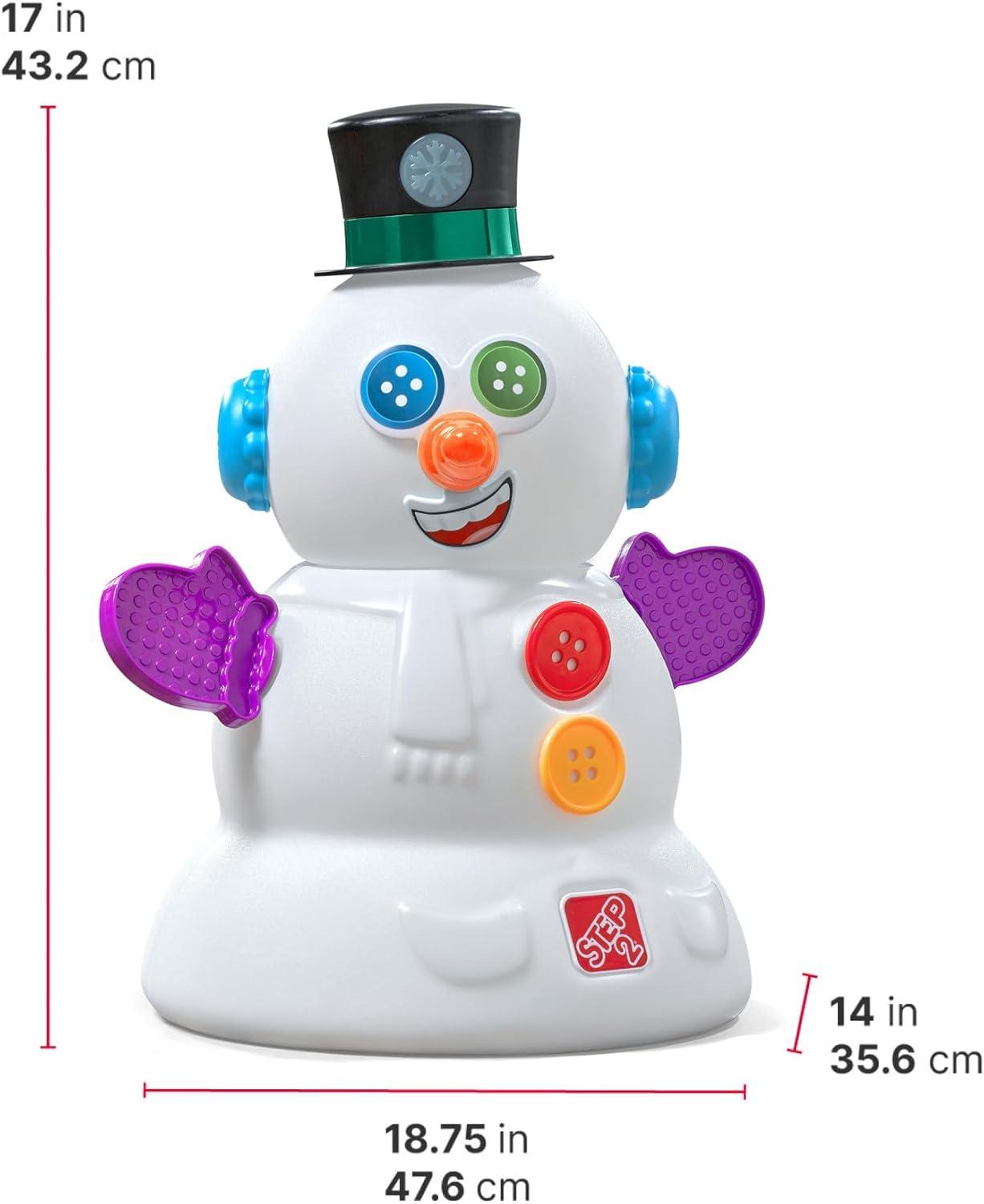 image:imageStep2 My First Snowman Kids Holiday Decorative Christmas Toy 15Piece Accessory Kit Lights and Sounds Toddlers 18Months
