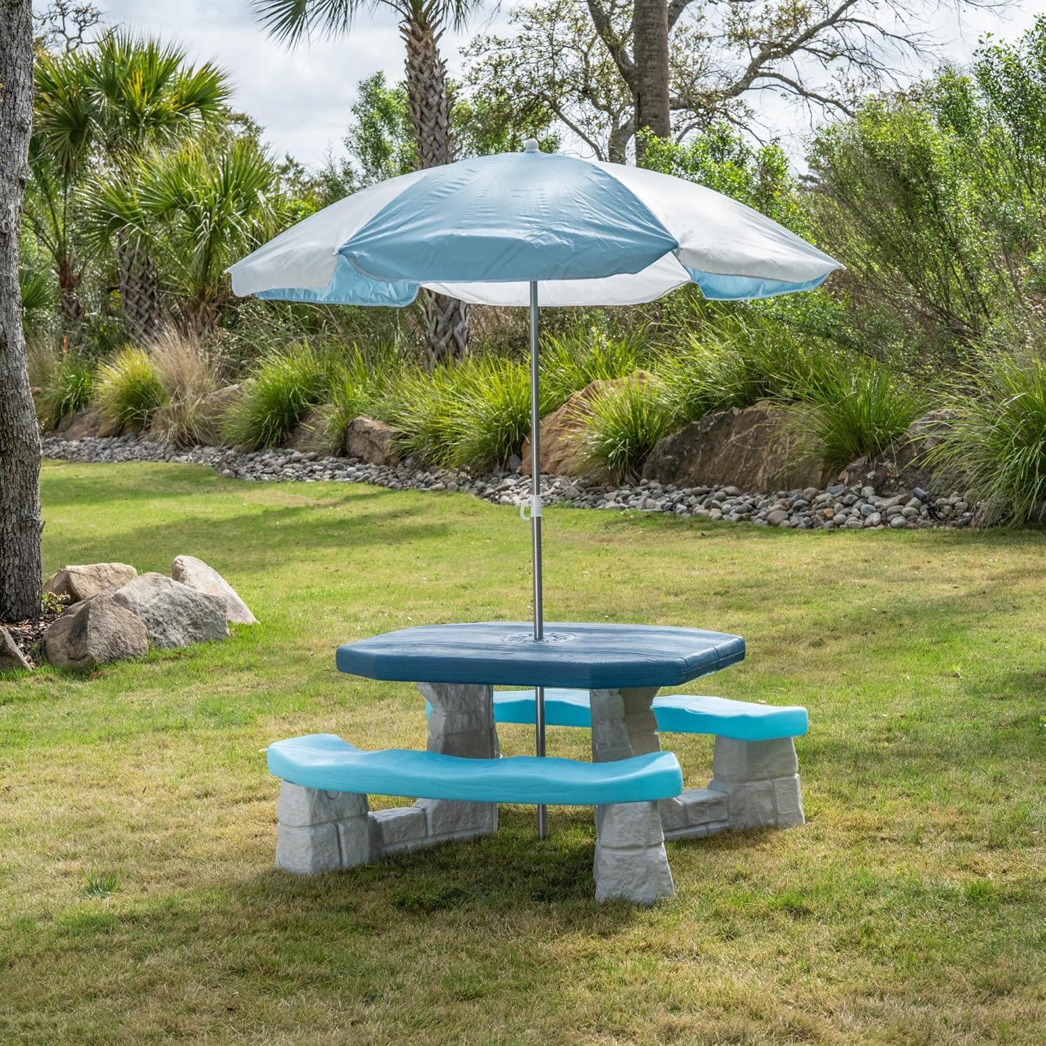 image:imageStep2 Sun amp Fun Picnic Table with Umbrella
